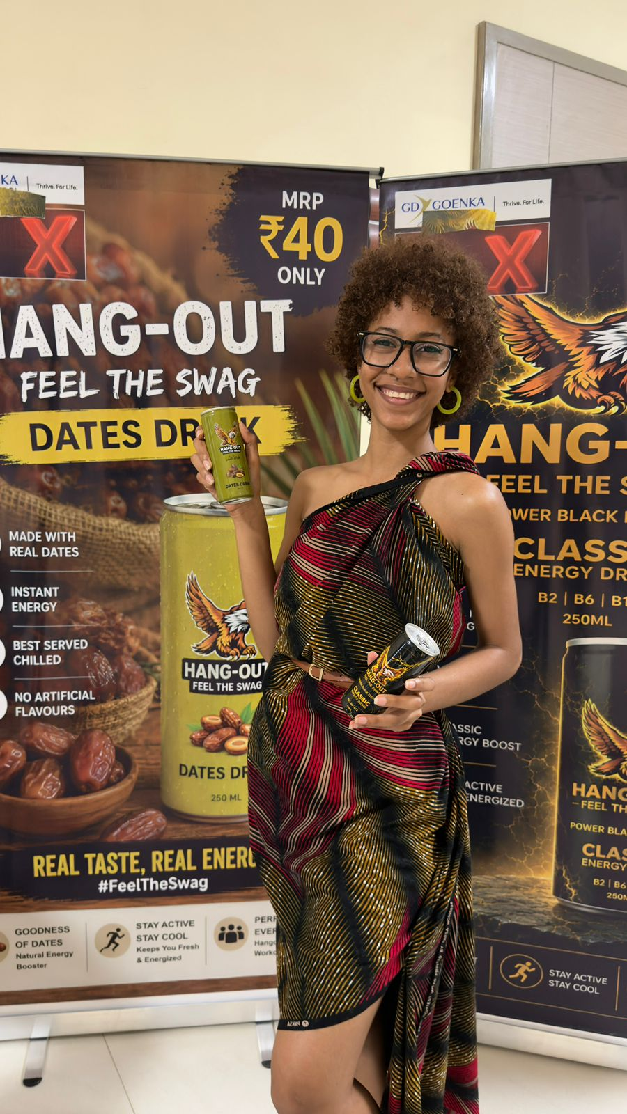 Guests vibing with the full HANG-OUT range.